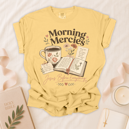 Morning Mercies Christian T-Shirt