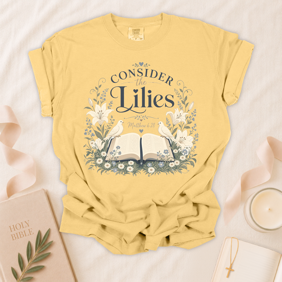 Consider the Lilies Christian T-Shirt