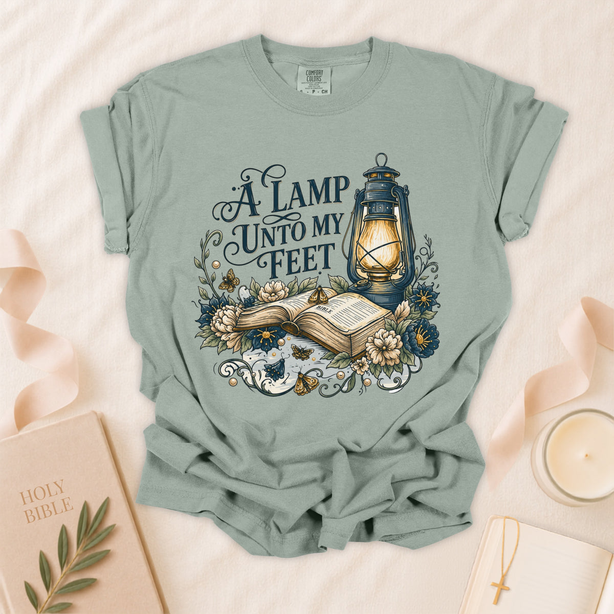 A Lamp Unto My Feet Christian T-Shirt