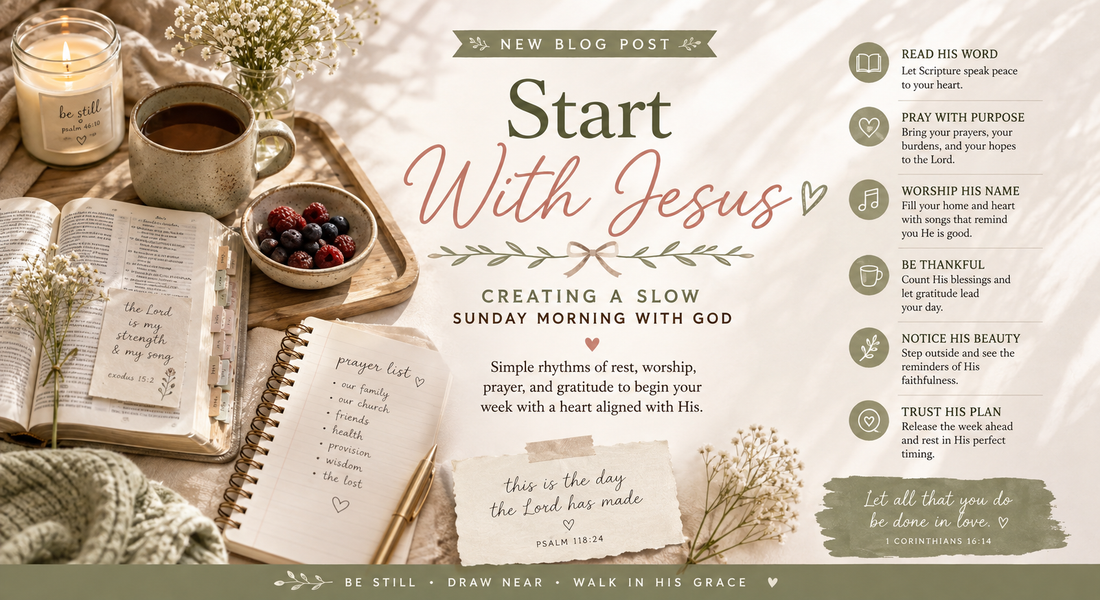 Start With Jesus: Creating a Slow Sunday Morning With God