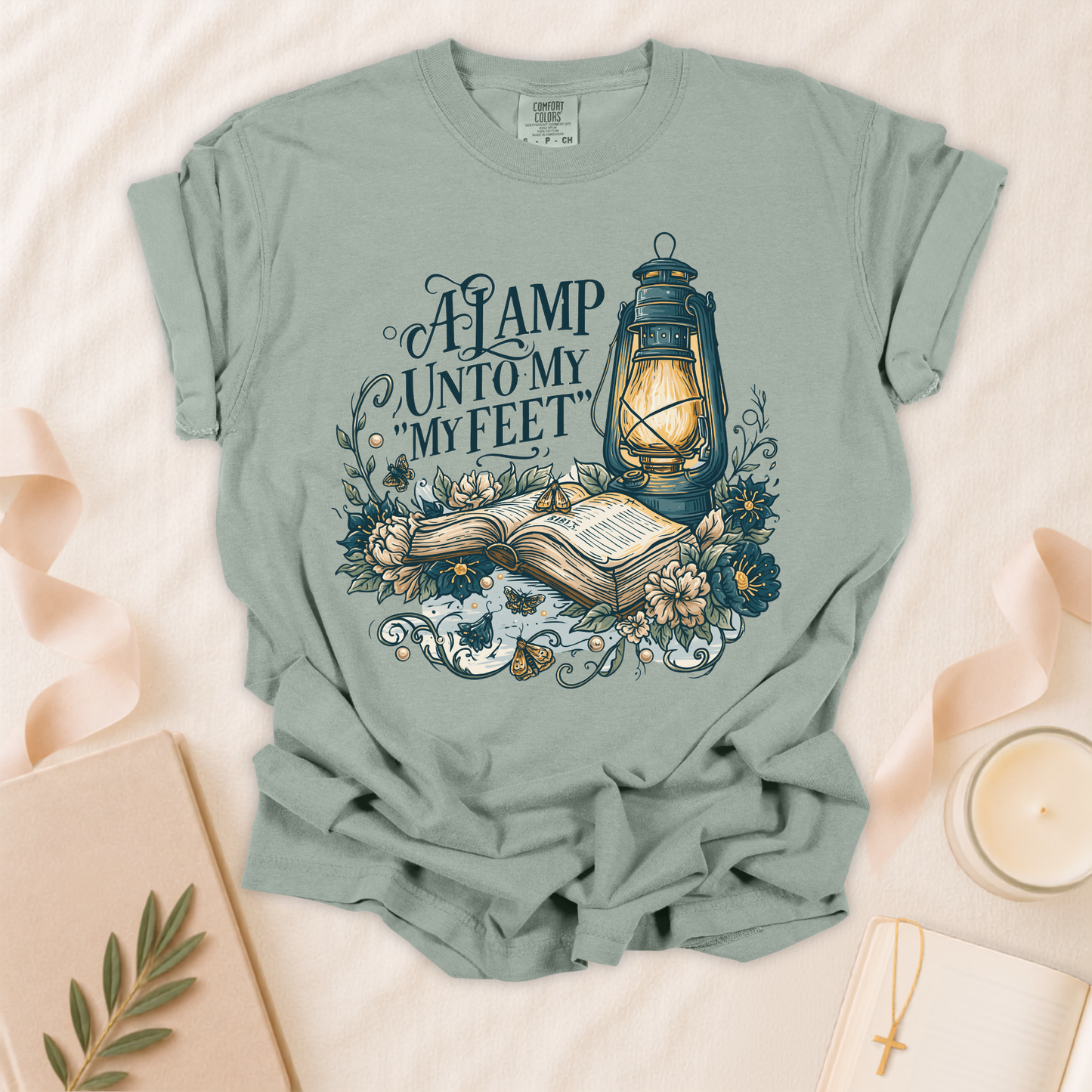 A Lamp Unto My Feet Christian T-Shirt