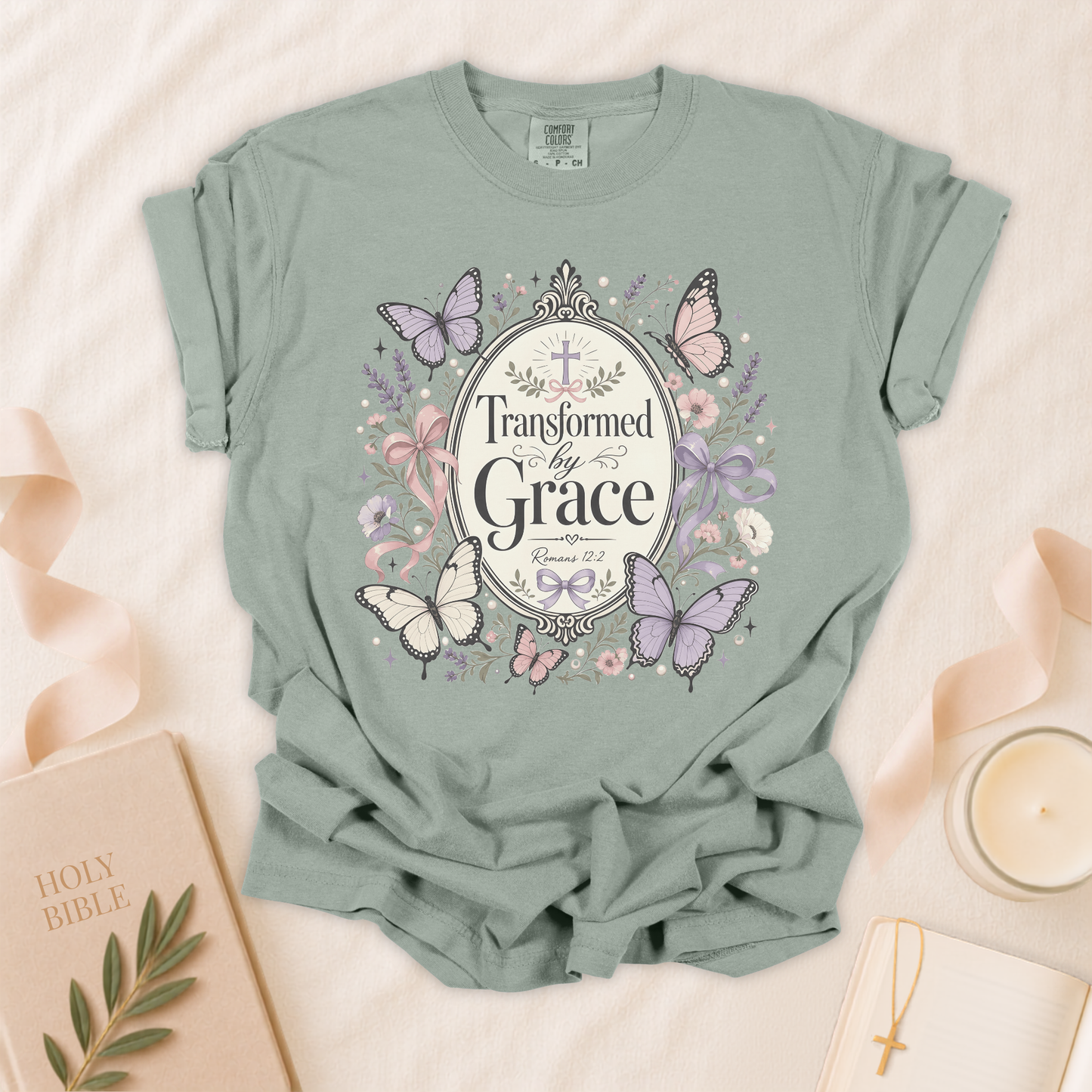 Transformed by Grace Christian T-Shirt