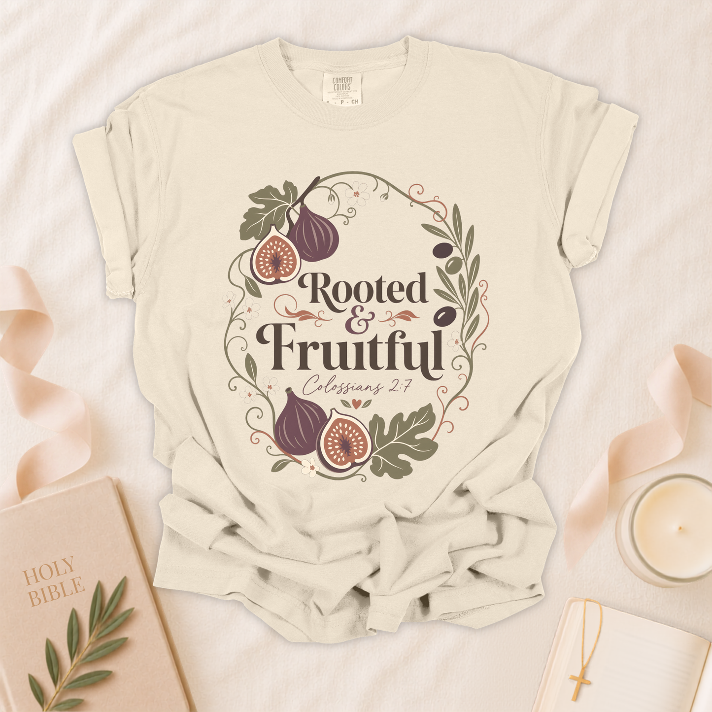 Rooted and Fruitful Christian T-shirt