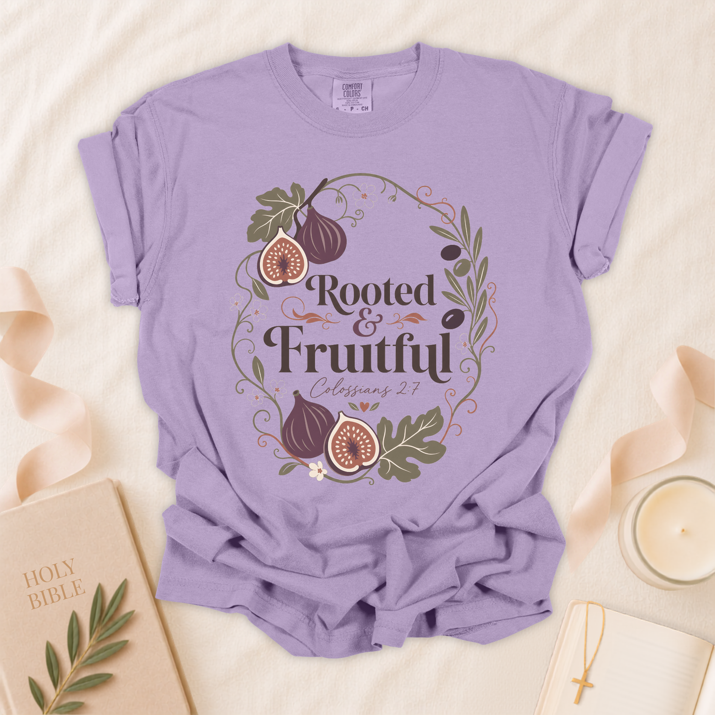 Rooted and Fruitful Christian T-shirt