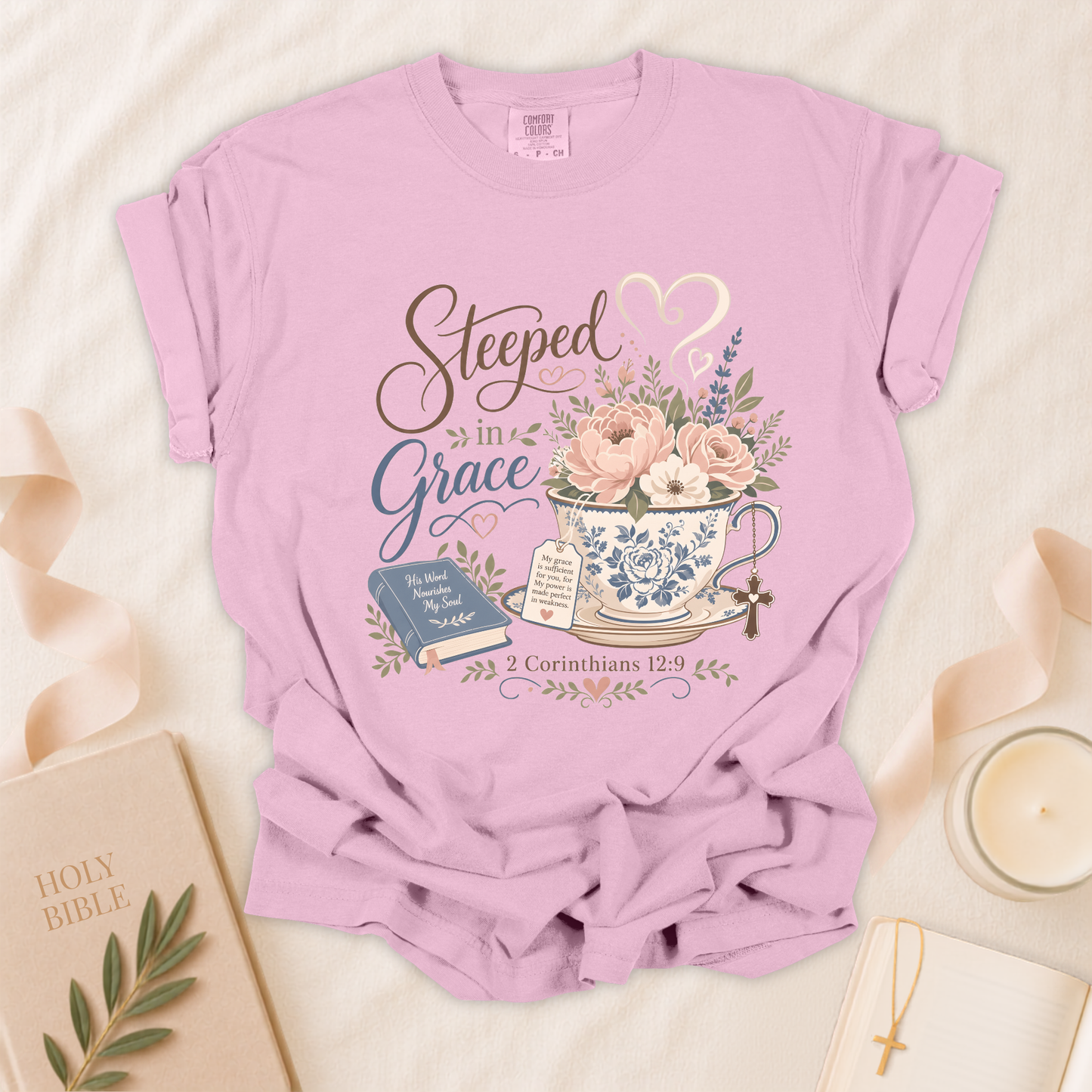 Steeped in Grace Christian T-Shirt