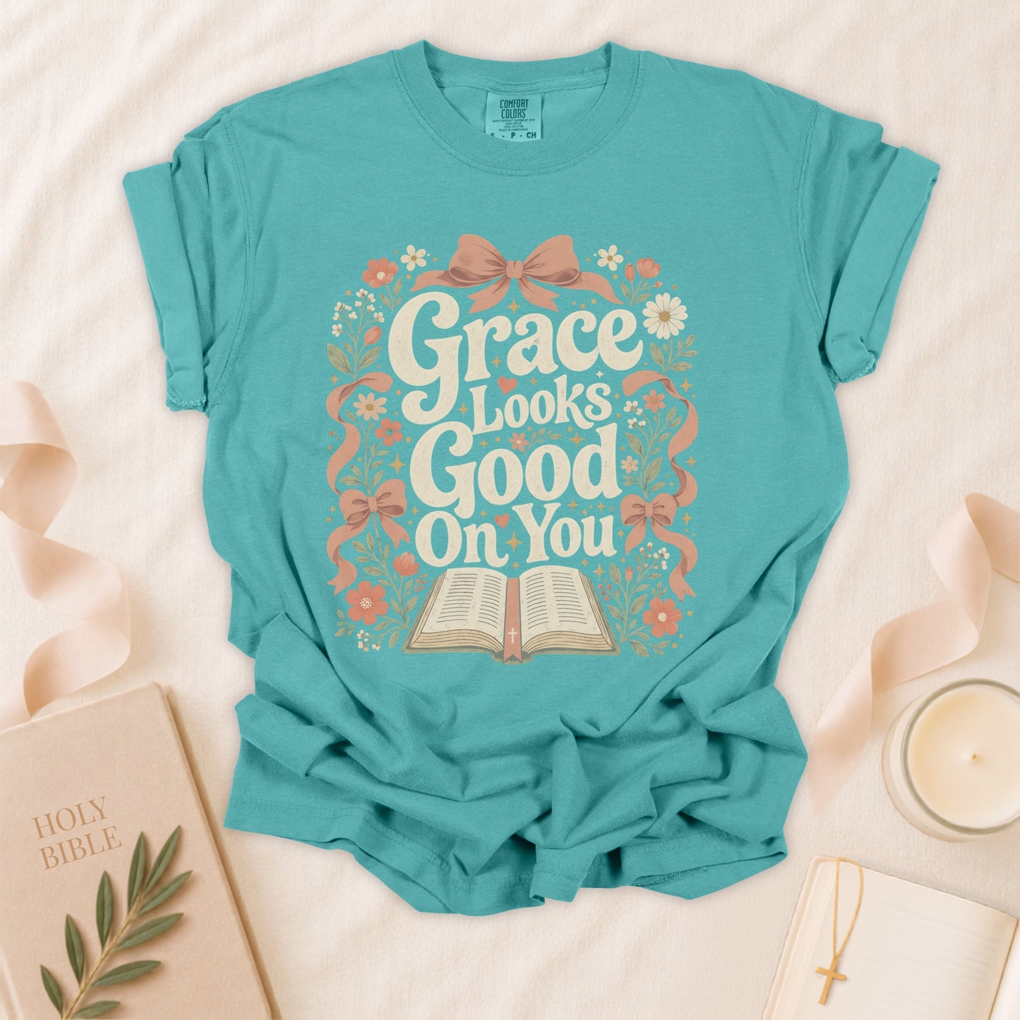 Grace Looks Good on You Christian T-Shirt