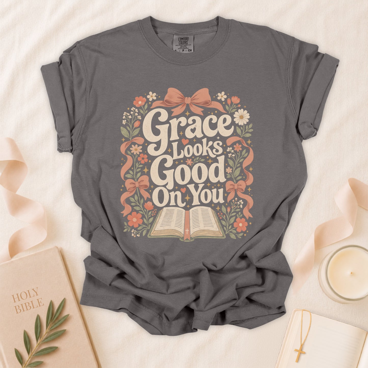 Grace Looks Good on You Christian T-Shirt