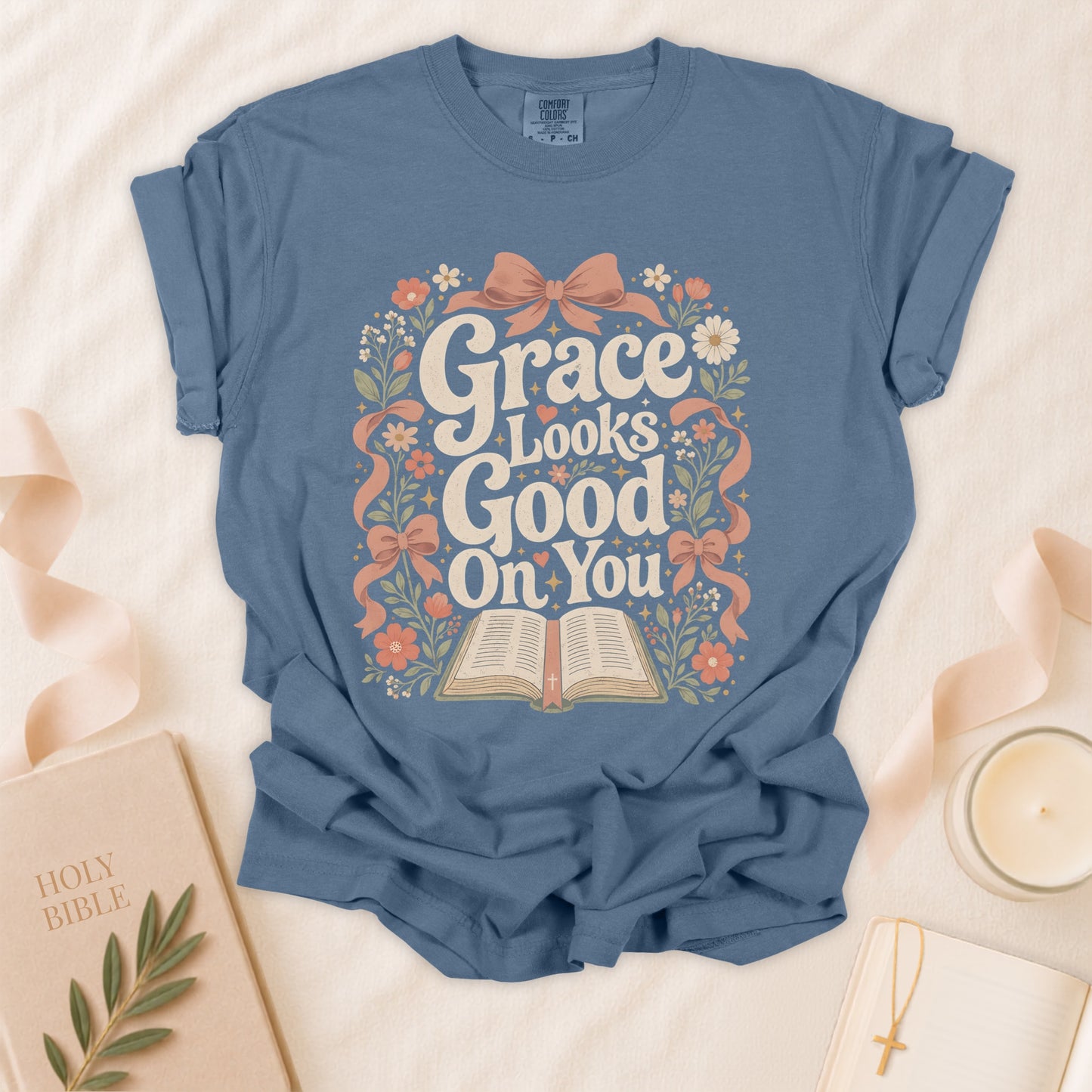 Grace Looks Good on You Christian T-Shirt