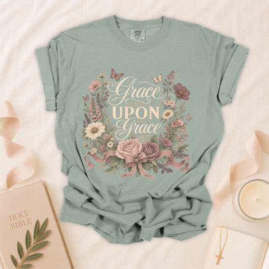 Grace Upon Grace Christian T-Shirt