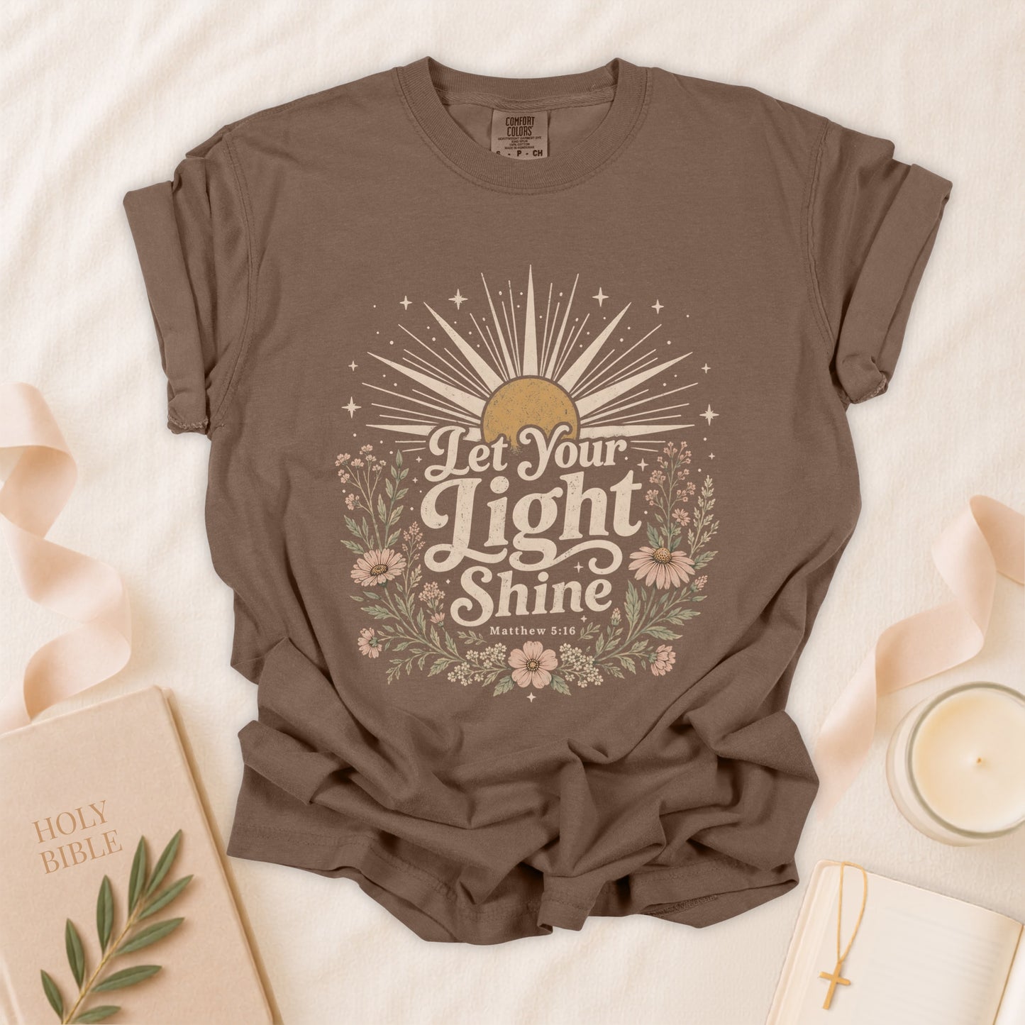 Let Your Light Shine Christian T-Shirt