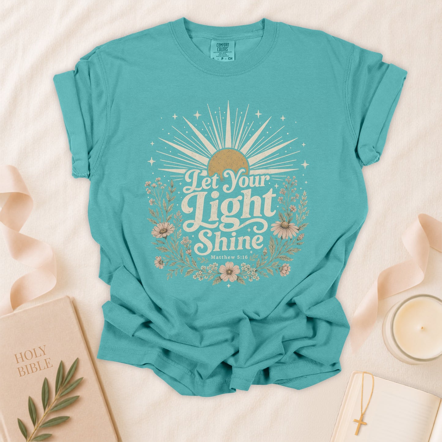 Let Your Light Shine Christian T-Shirt