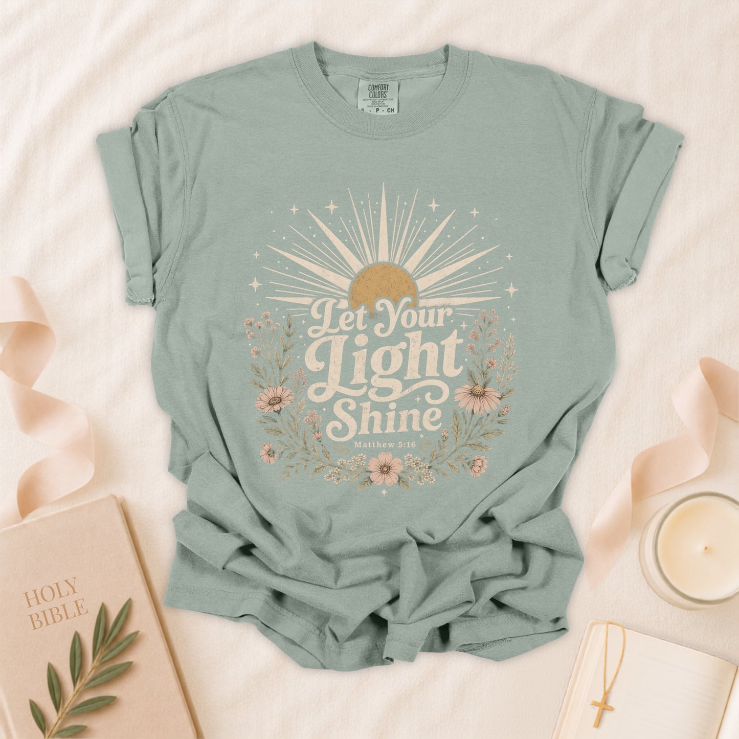 Let Your Light Shine Christian T-Shirt