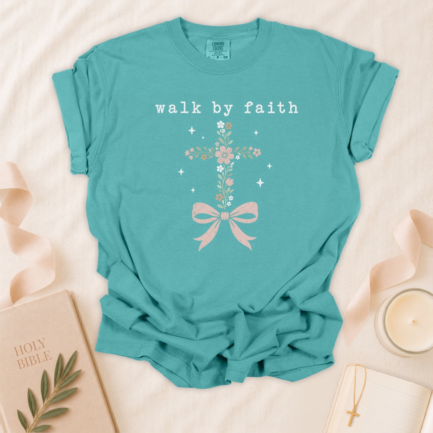 Walk by Faith Christian T-Shirt