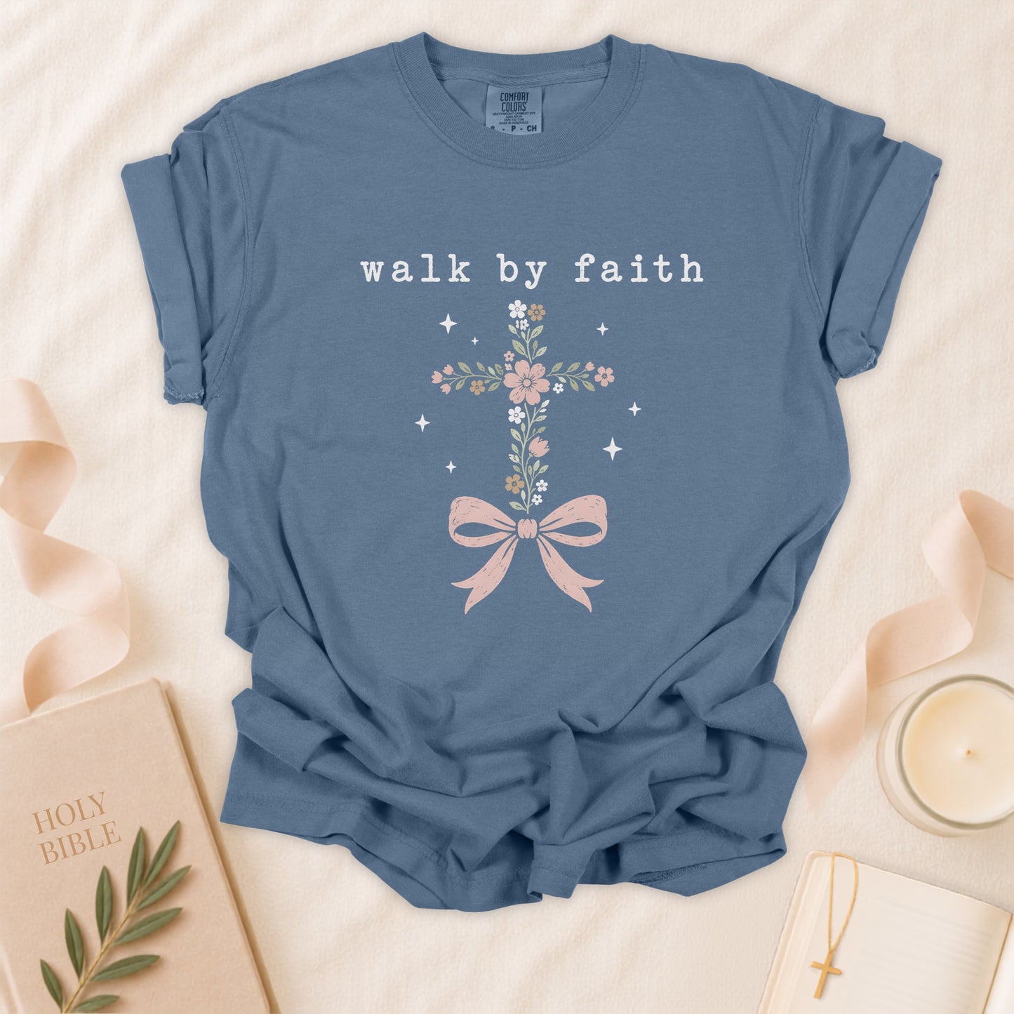 Walk by Faith Christian T-Shirt