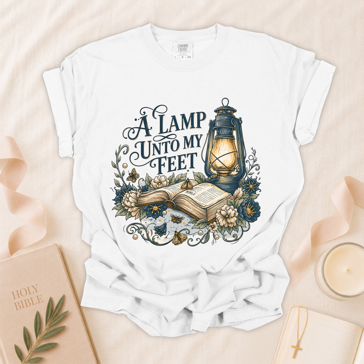 A Lamp Unto My Feet Christian T-Shirt