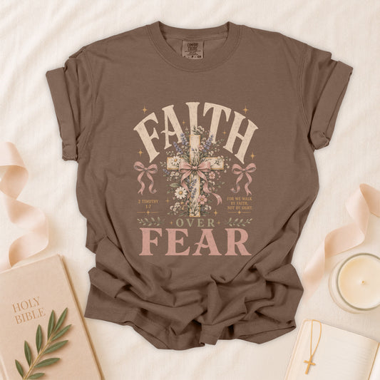 Faith Over Fear Christian T-Shirt